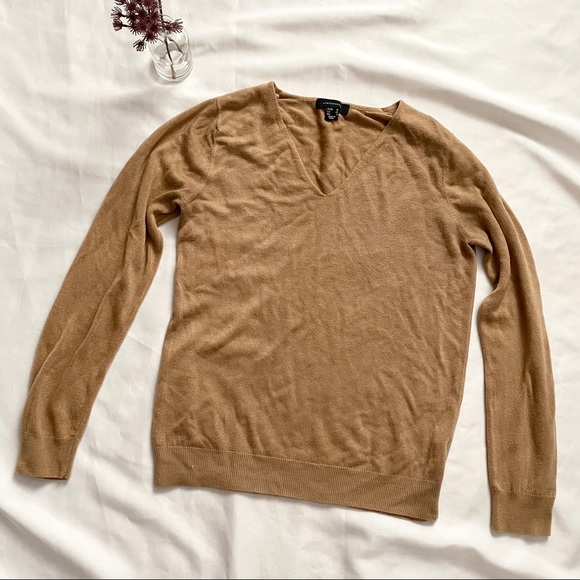 Atmosphere Sweaters - BOGOFREE! Atmosphere Tan V Neck Sweater